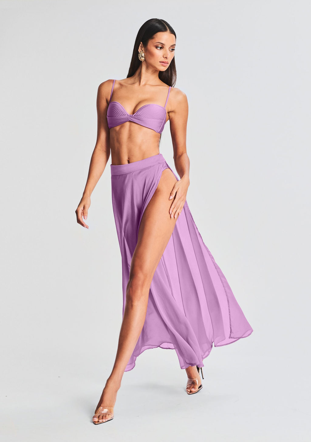 Karen Bikini Top by Shani Shemer in Lilac Purple, product image 2