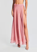 Alaia Long Slit Skirt by Shani Shemer in Coffee Cream, product image 1