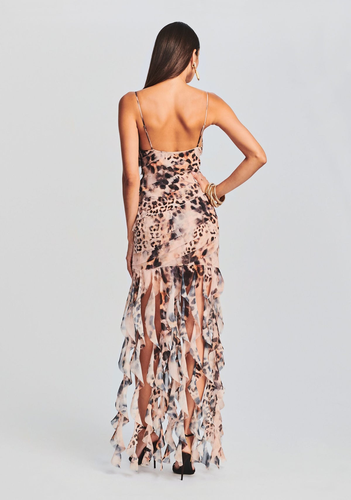 Aria Dress by retrofête in Vintage Cheetah, product image 4