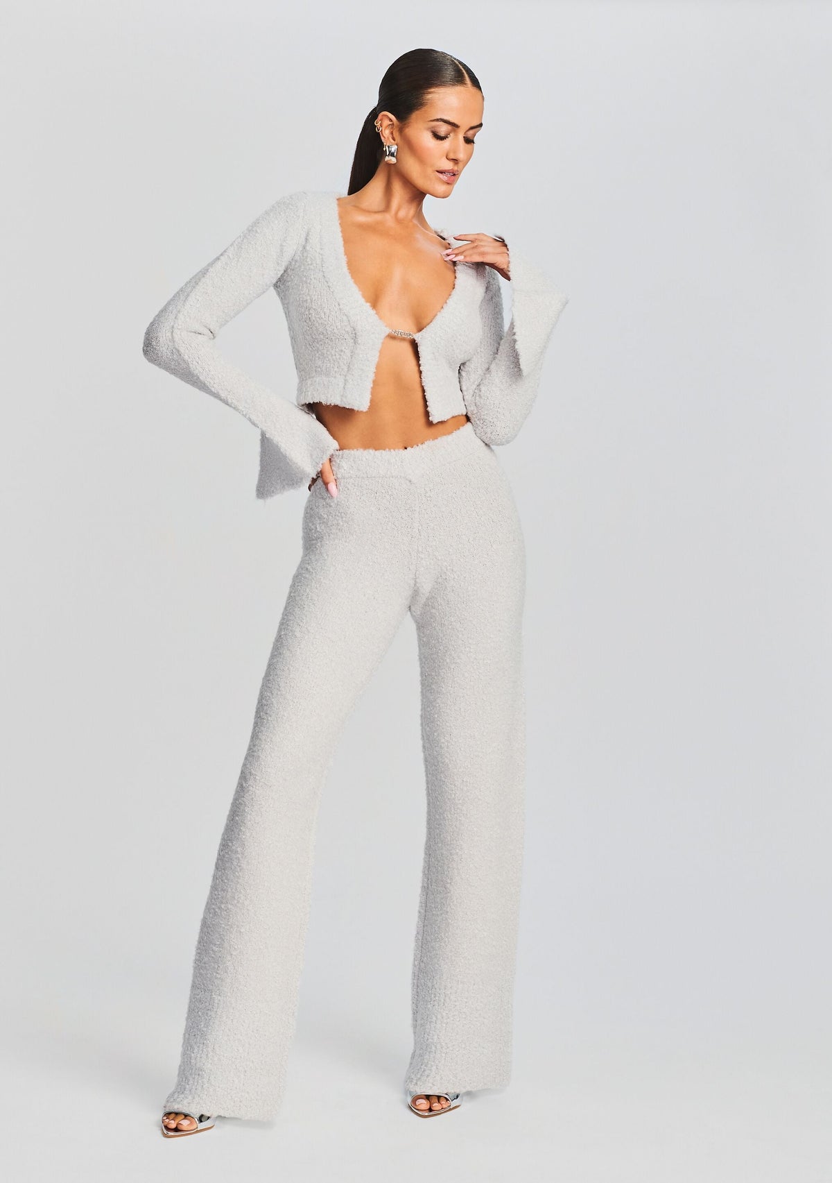 Sunni Pant by SEROYA in Silver, product image 2