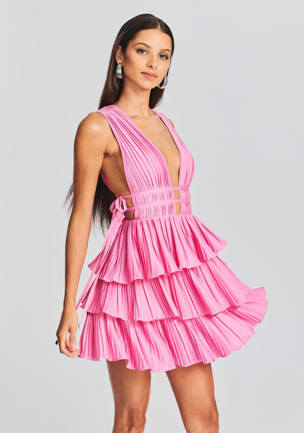 Bree Short Dress by Rococo Sand in Pink, product image 2