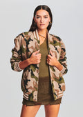 Bryan Bomber Jacket by SEROYA in Camo, product image 1