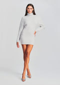 Charlie Sweater Dress by SEROYA in Silver, product image 1