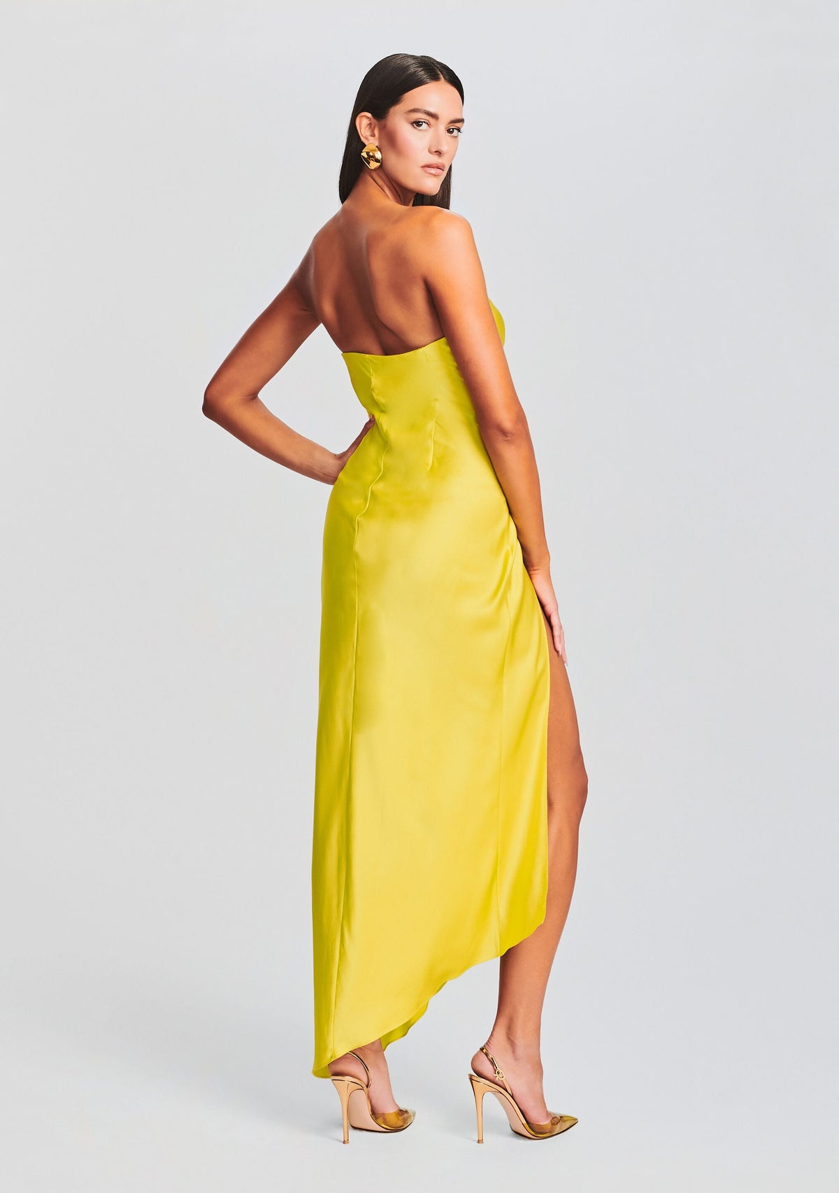 Dalia Maxi Dress by SEROYA in Citric, product image 4