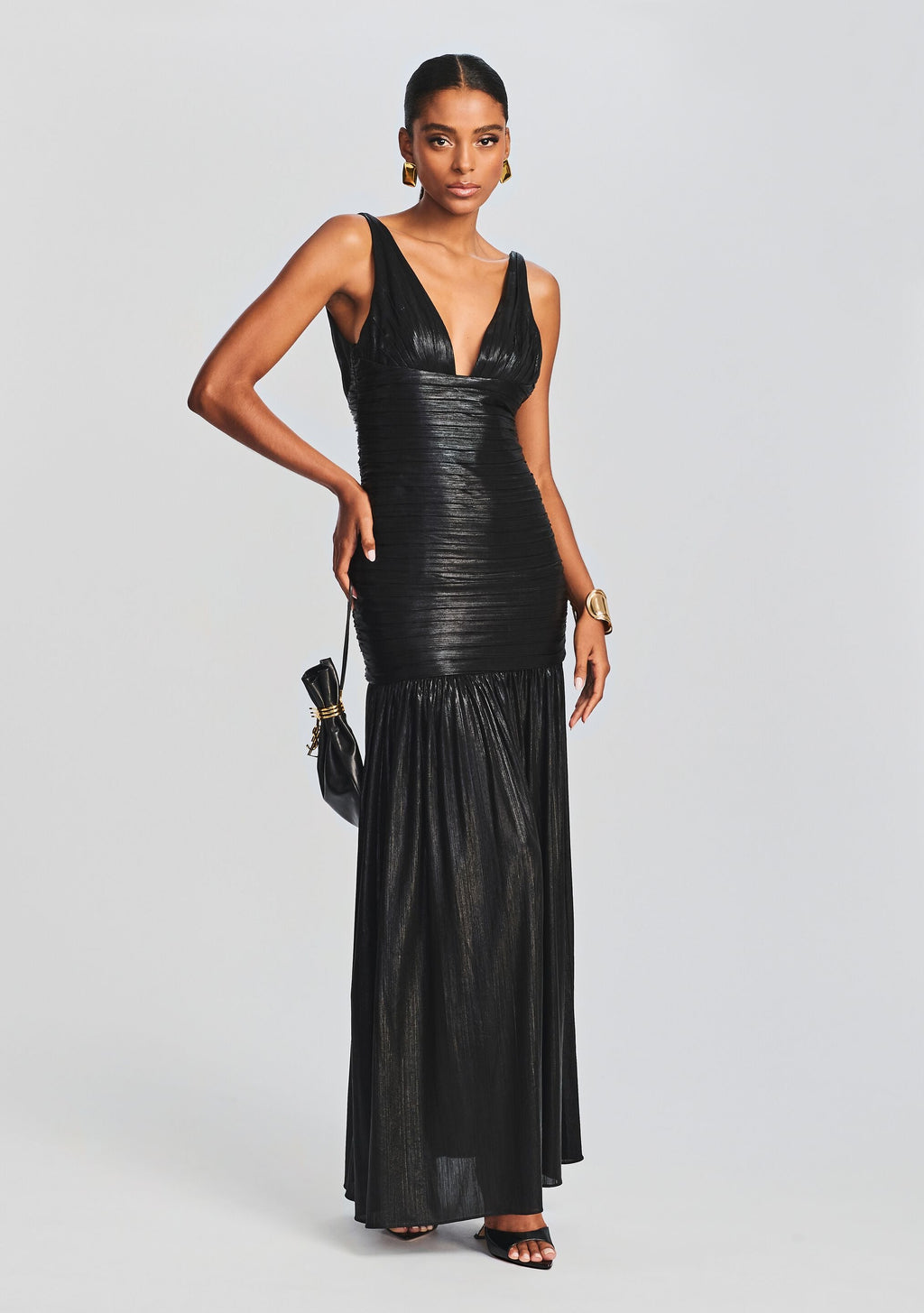 Elsa Dress by retrofête in Black, product image 1