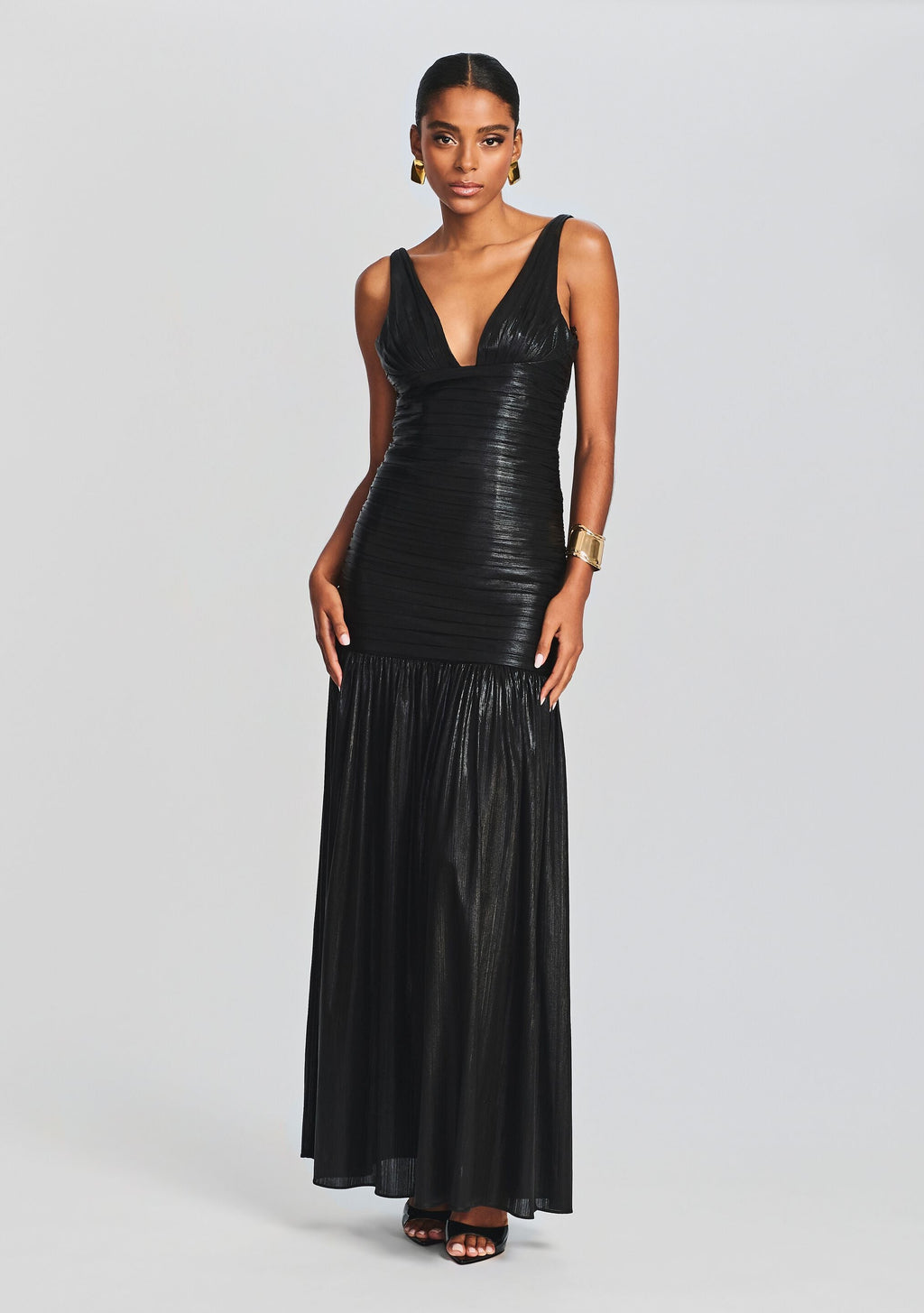 Elsa Dress by retrofête in Black, product image 5