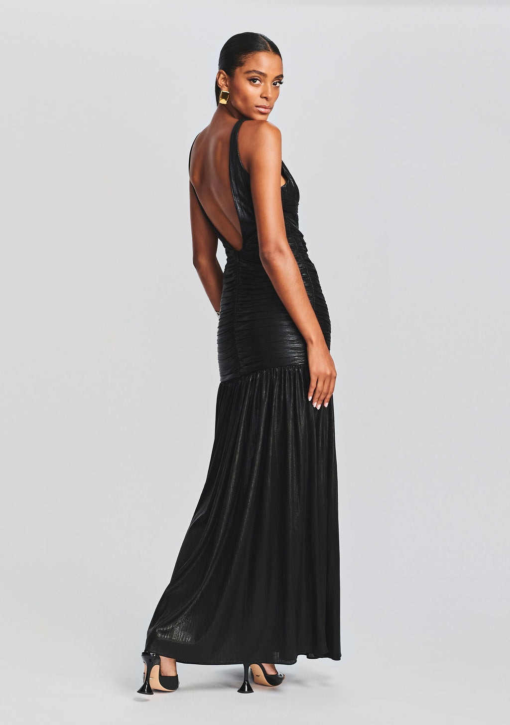 Elsa Dress by retrofête in Black, product image 4
