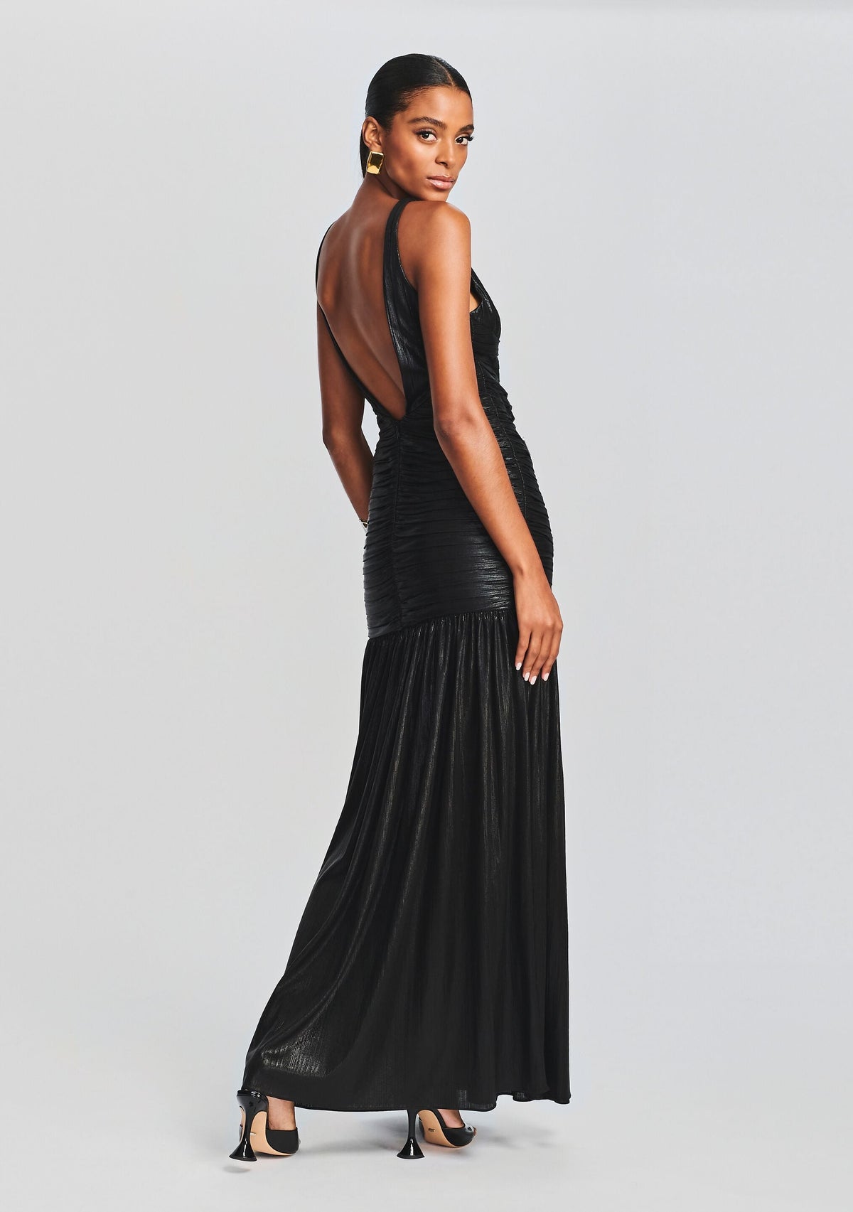 Elsa Dress by retrofête in Black, product image 4