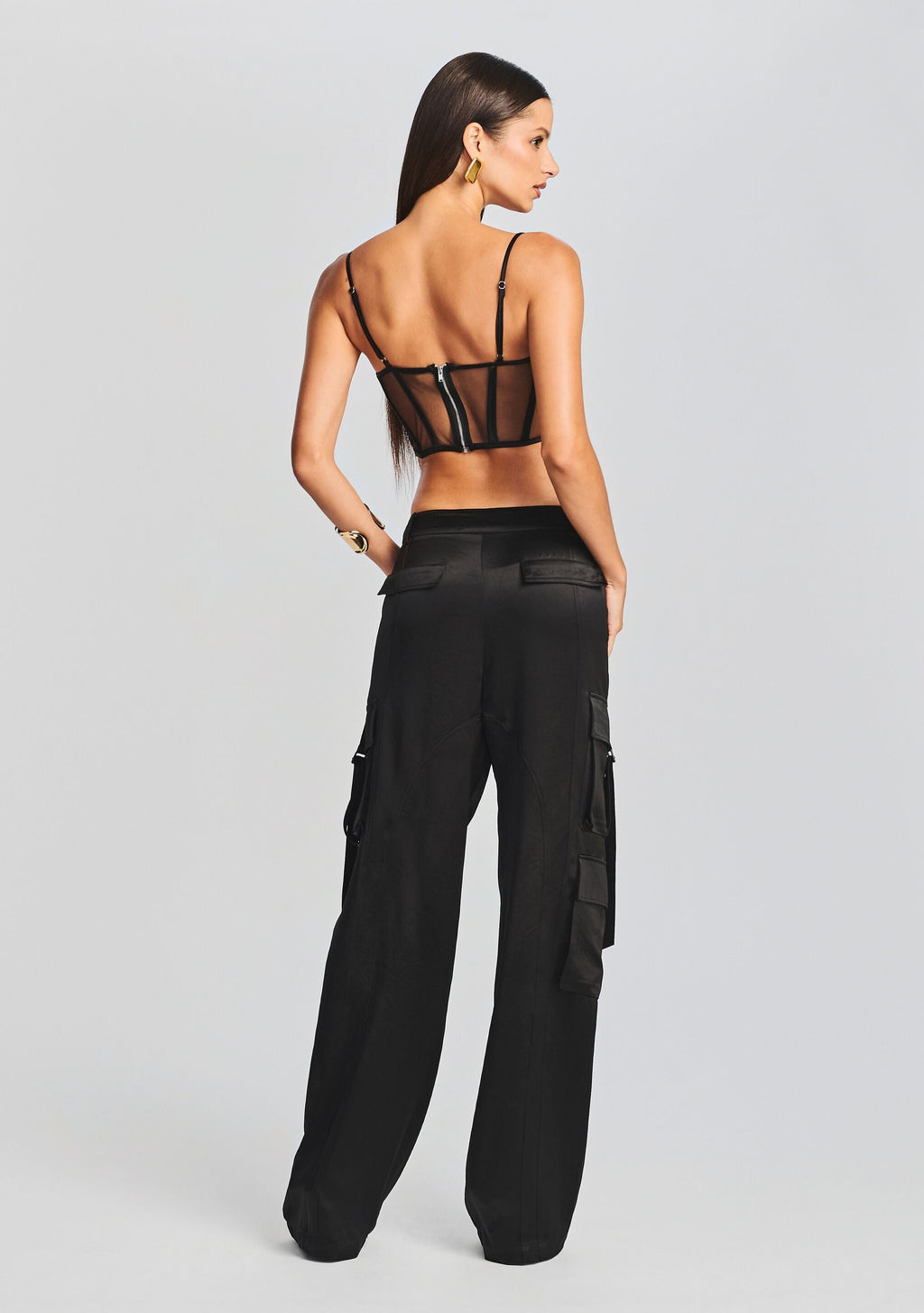 André Cargo Pant by retrofête in Black, product image 4