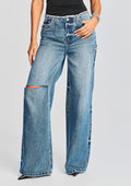Aston Wide Leg Jean by SEROYA in Bayside, product image 1