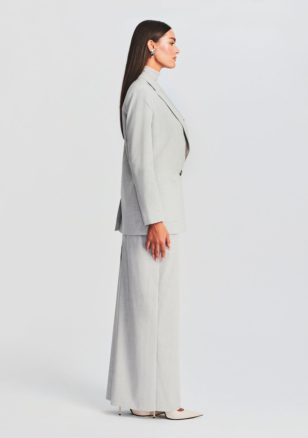 Natasha Blazer by SEROYA in Silver, product image 3