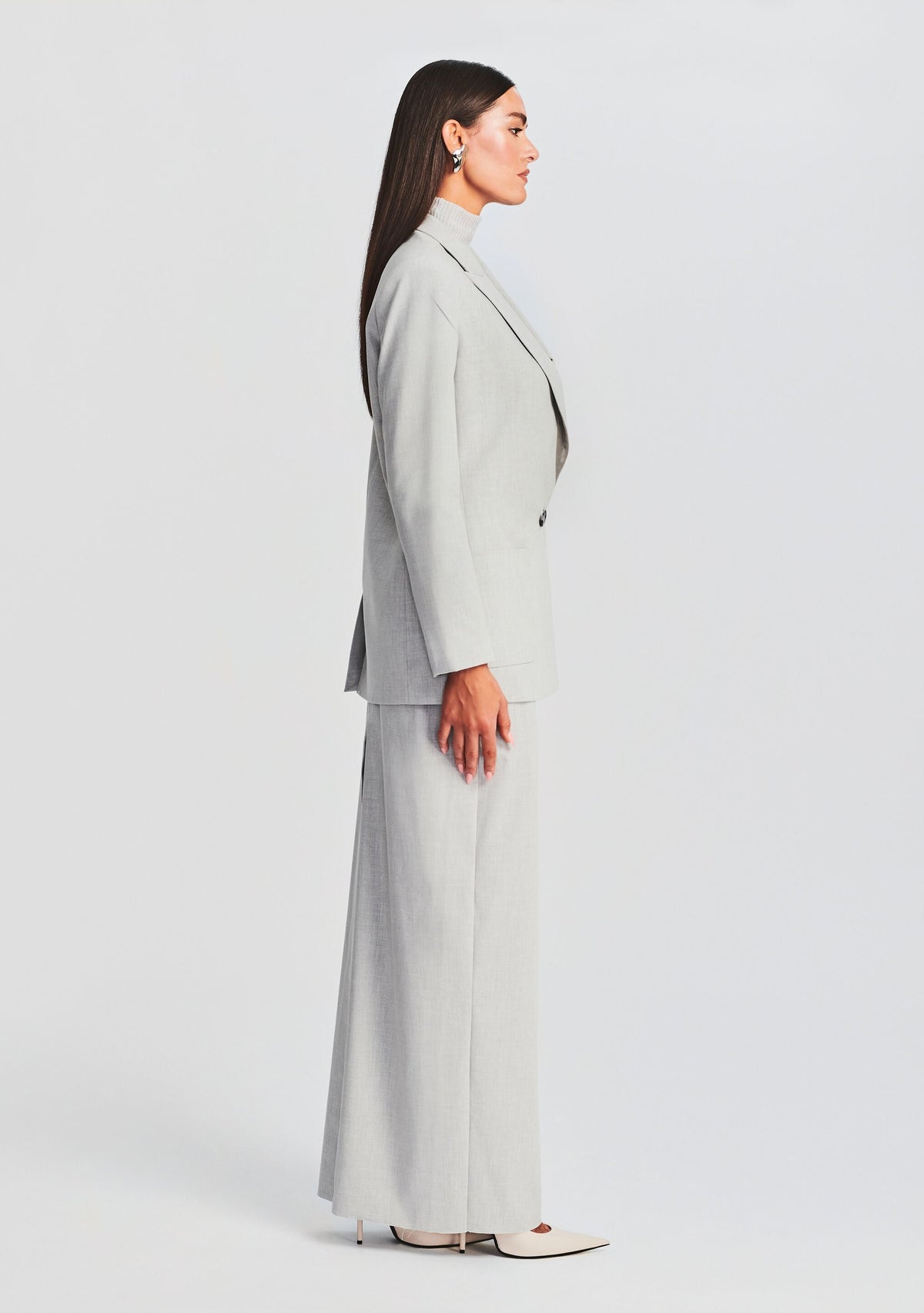 Natasha Blazer by SEROYA in Silver, product image 3