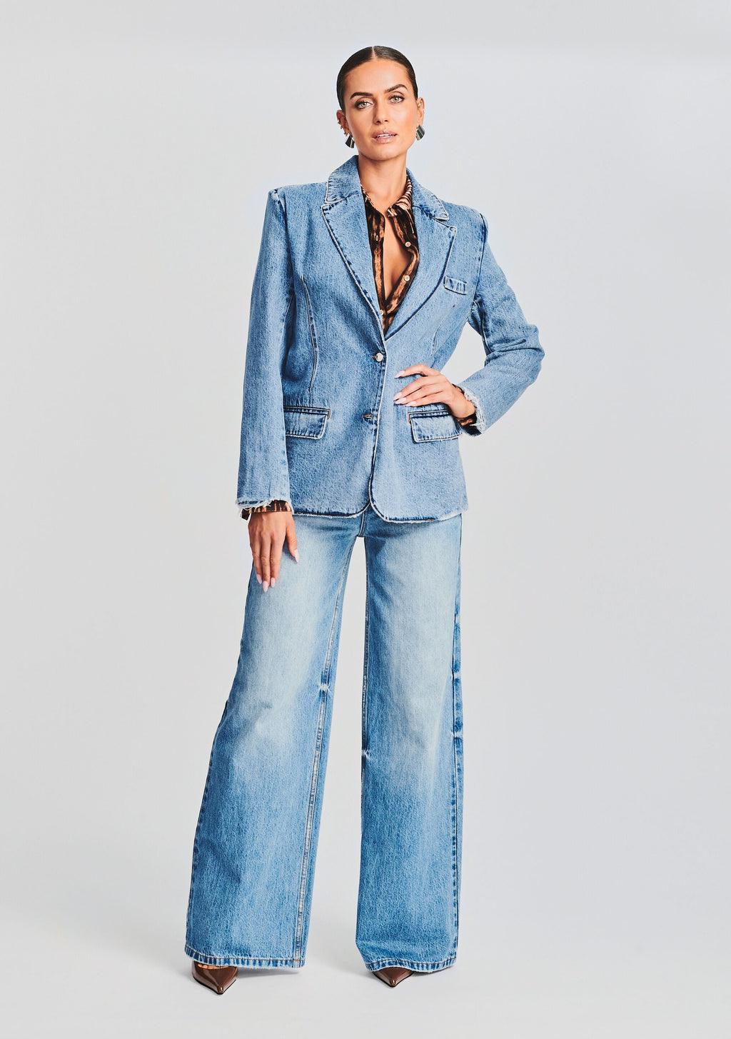 Hollis Blazer by SEROYA in River, product image 5