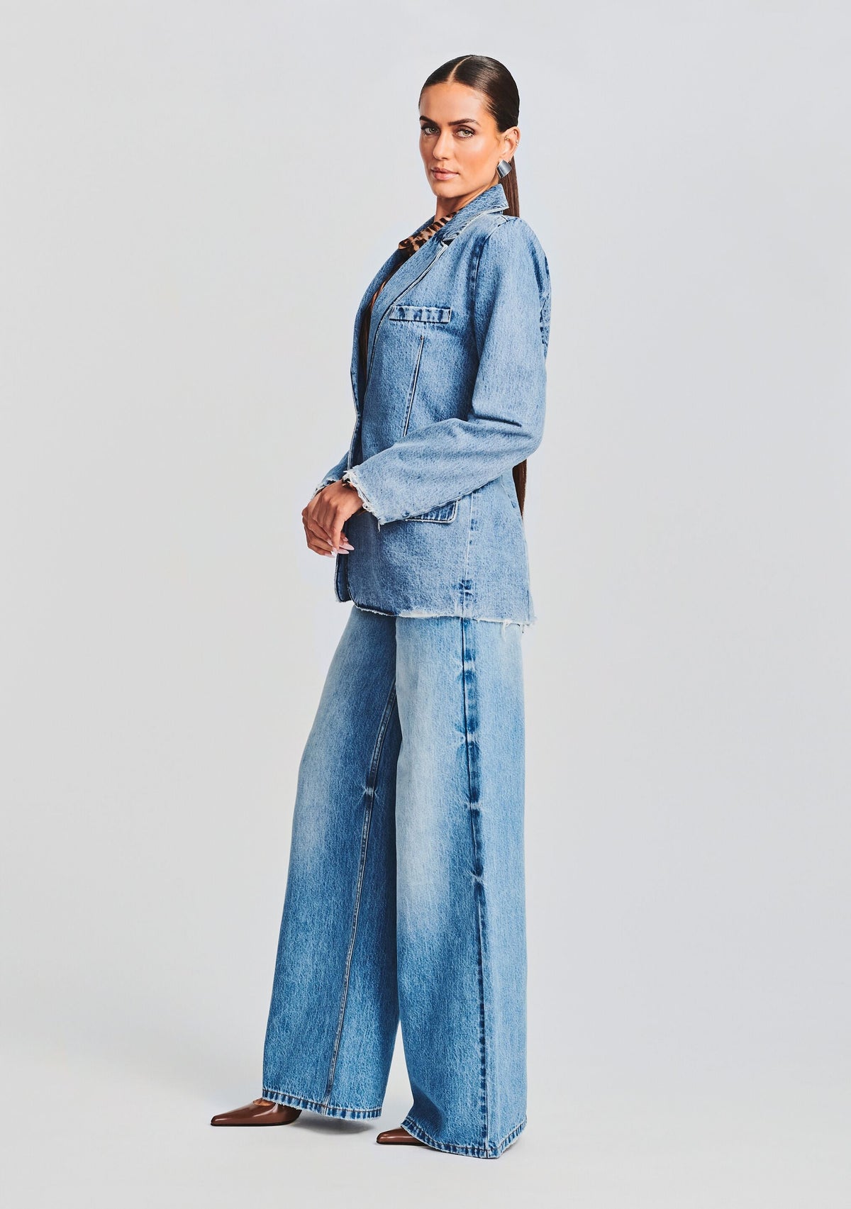 Hollis Blazer by SEROYA in River, product image 3