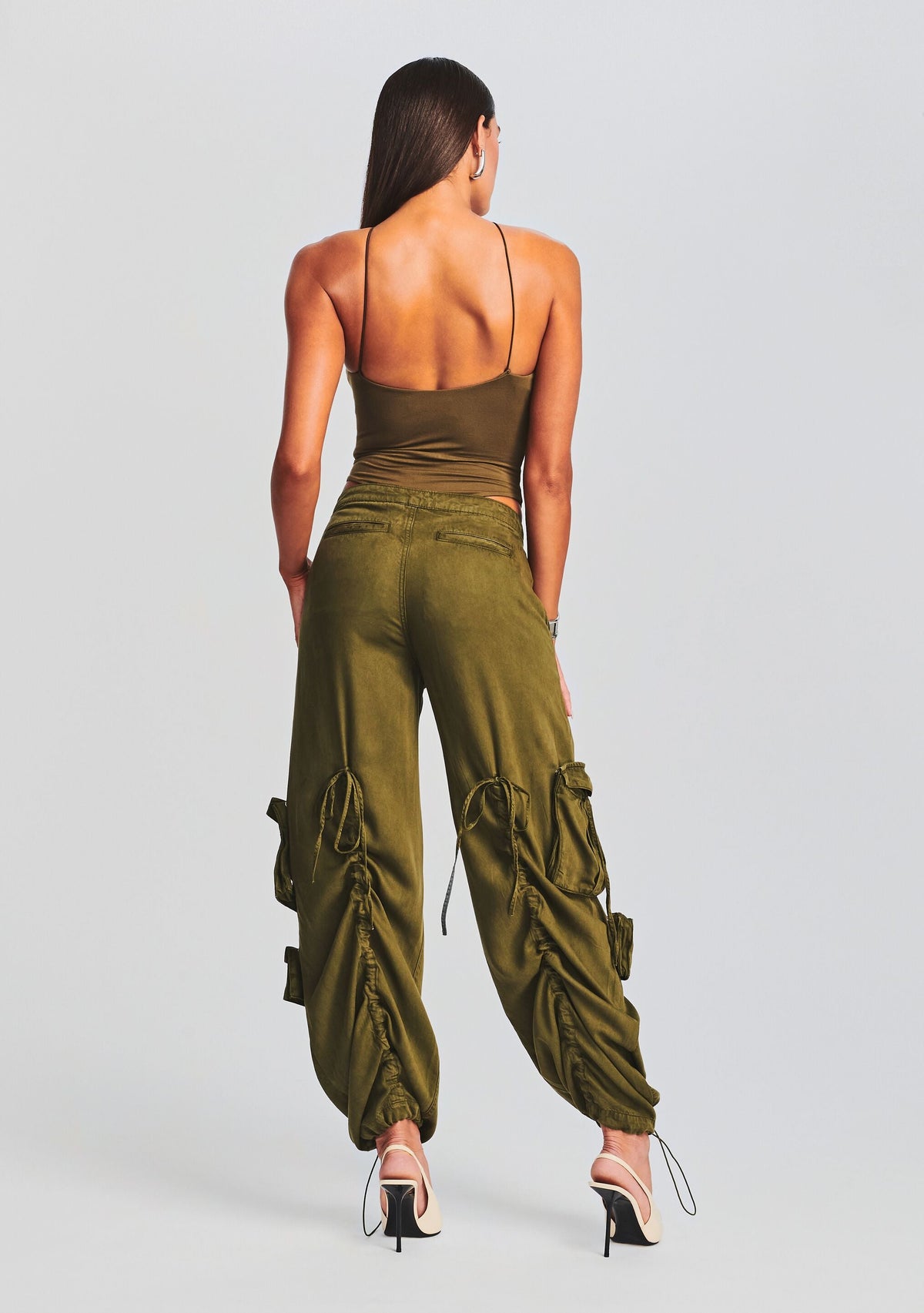 Peggy Cargo by SEROYA in Vintage Army Green, product image 4