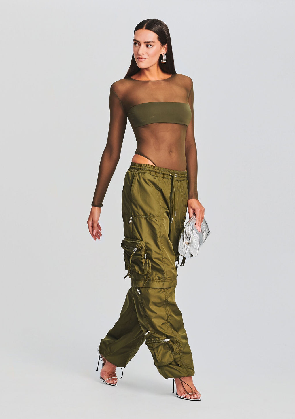 Alba Ruched Cargo Pant by SEROYA in Fort Greene, product image 5