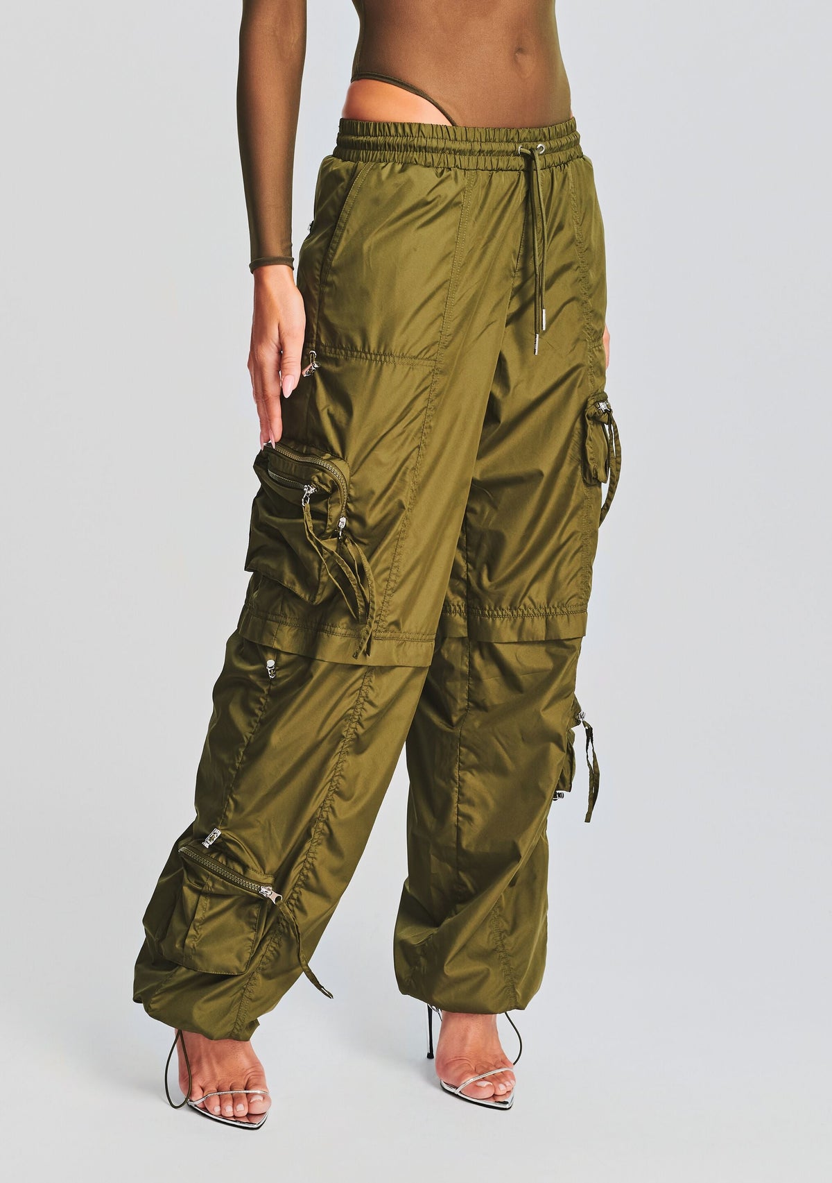 Alba Ruched Cargo Pant by SEROYA in Fort Greene, product image 1