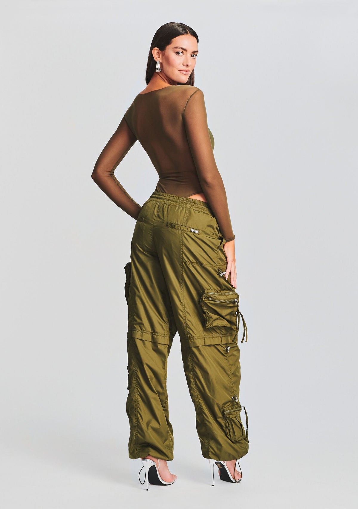 Alba Ruched Cargo Pant by SEROYA in Fort Greene, product image 4