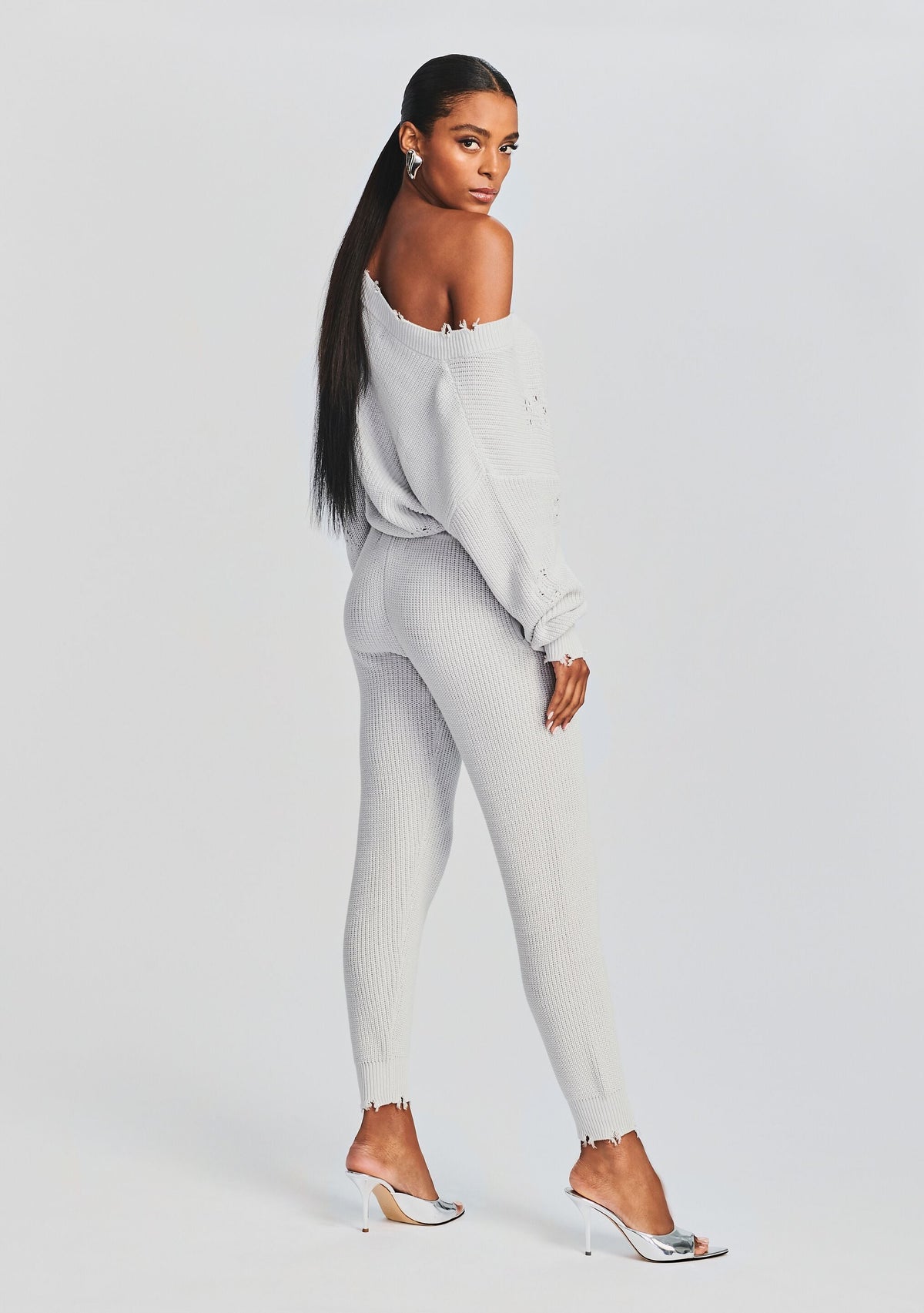 Ida Jogger by SEROYA in Silver, product image 3