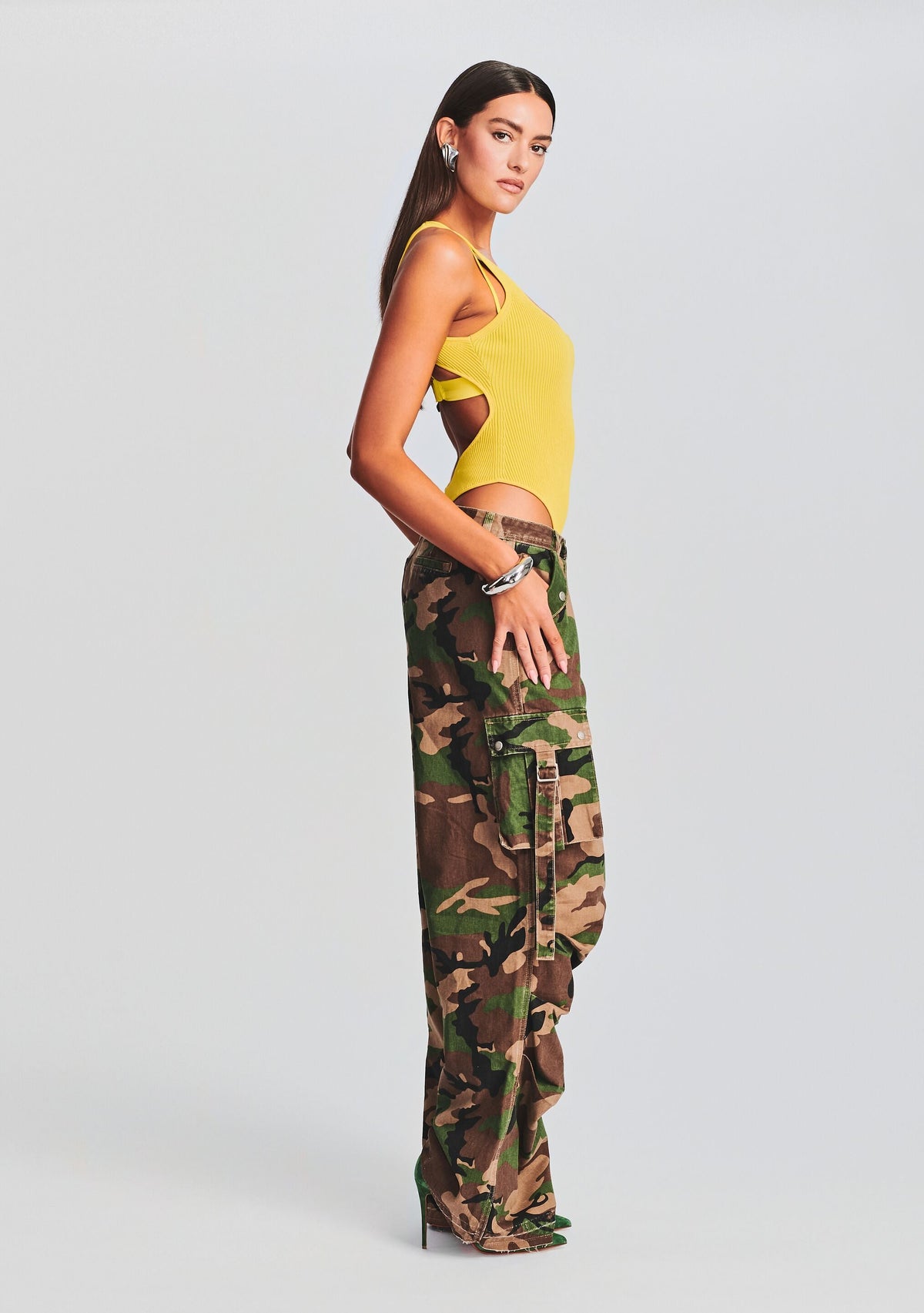 Violet Bodysuit by SEROYA in Citric, product image 3