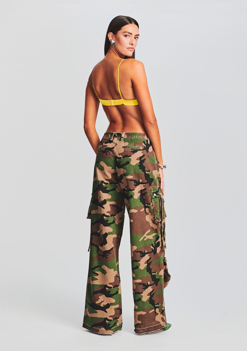 Monet Silk Bra by SEROYA in Citric, product image 4