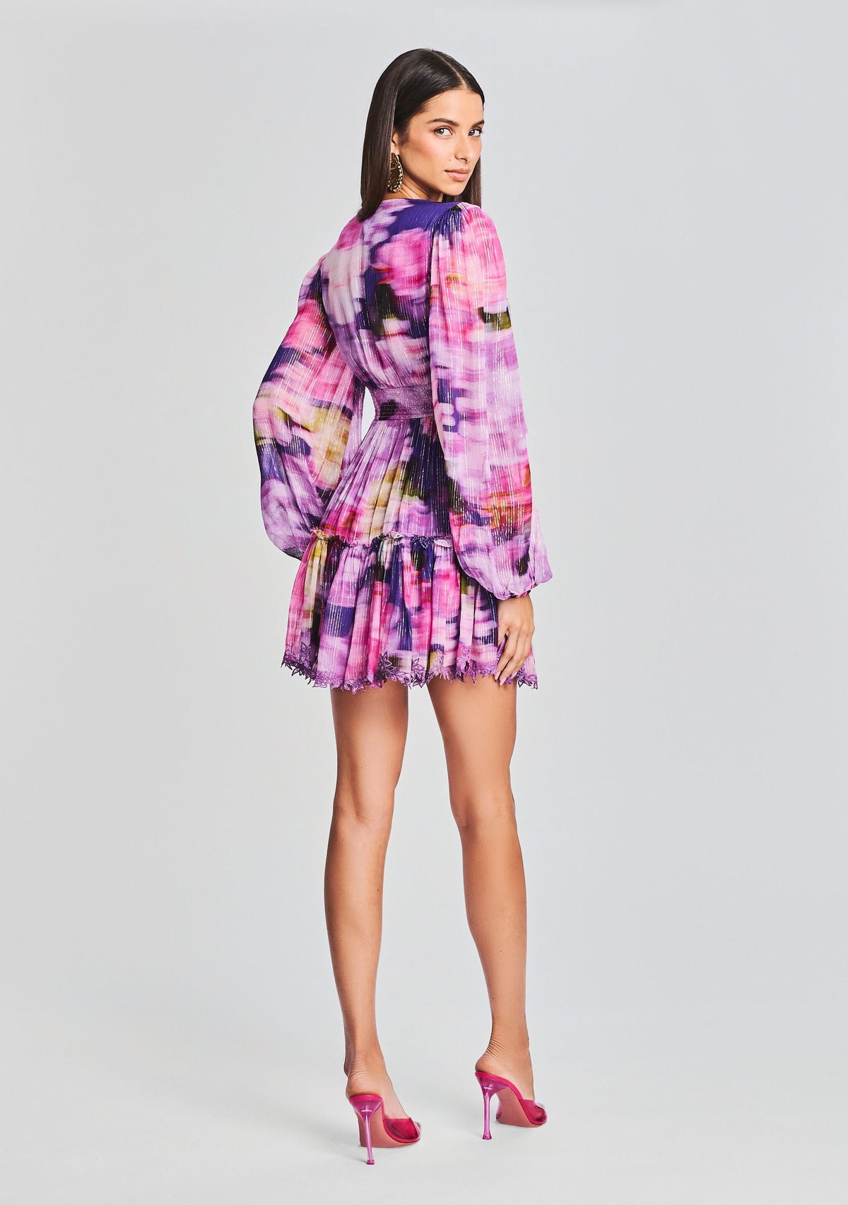 Anay Short Dress by Hemant & Nandita in Multi, product image 4
