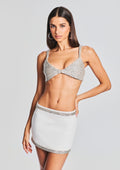 Elle Bra by retrofête in White/Silver, product image 1