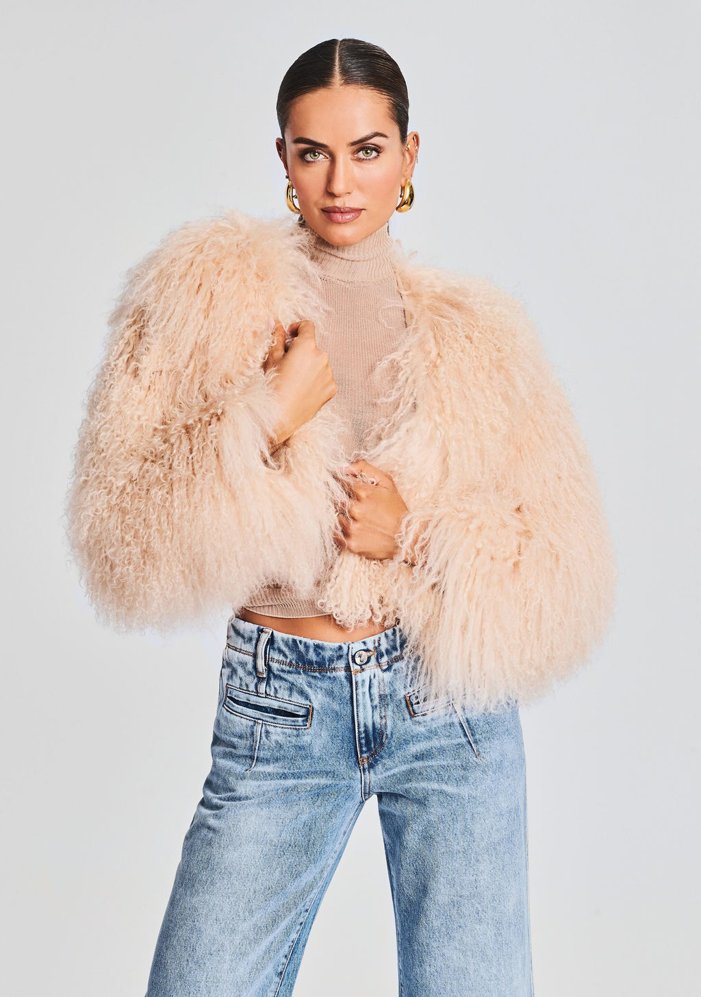 Luxe Jacket by retrofête in Tannin, product image 1