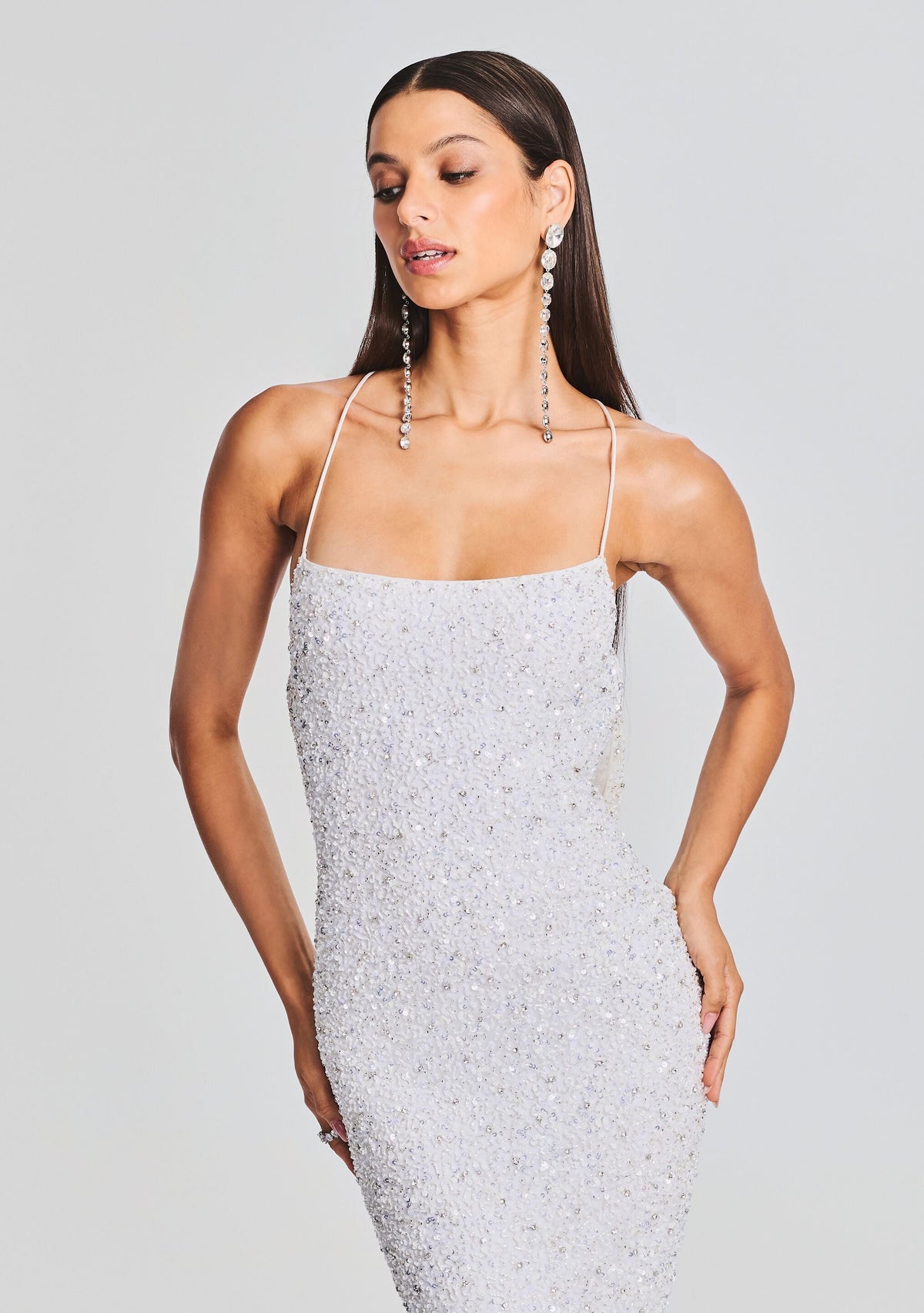 Andie Dress by retrofête in White, product image 5