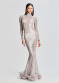 Lenora Sequin Embellished Dress by retrofête in Satellite, product image 1