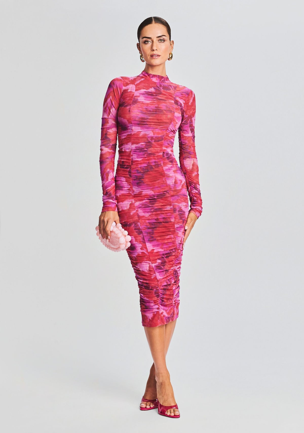 Mabel Long Dress by Rococo Sand in Pink, product image 1