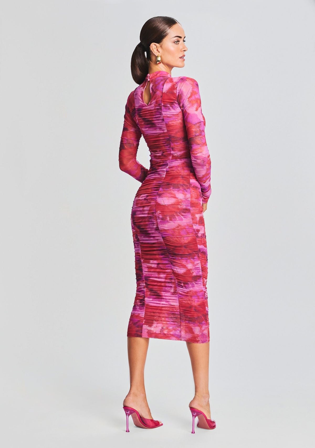 Mabel Long Dress by Rococo Sand in Pink, product image 4