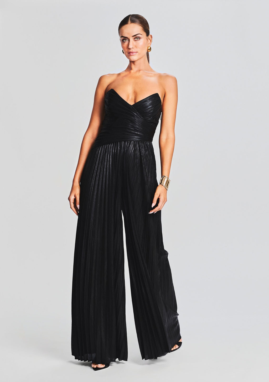 Natalie Jumpsuit by retrofête in Black, product image 2