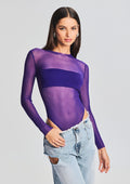 Rizzo Bodysuit by SEROYA in Violet Indigo, product image 1
