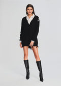 Florence Sweater Dress by SEROYA in Black, product image 1