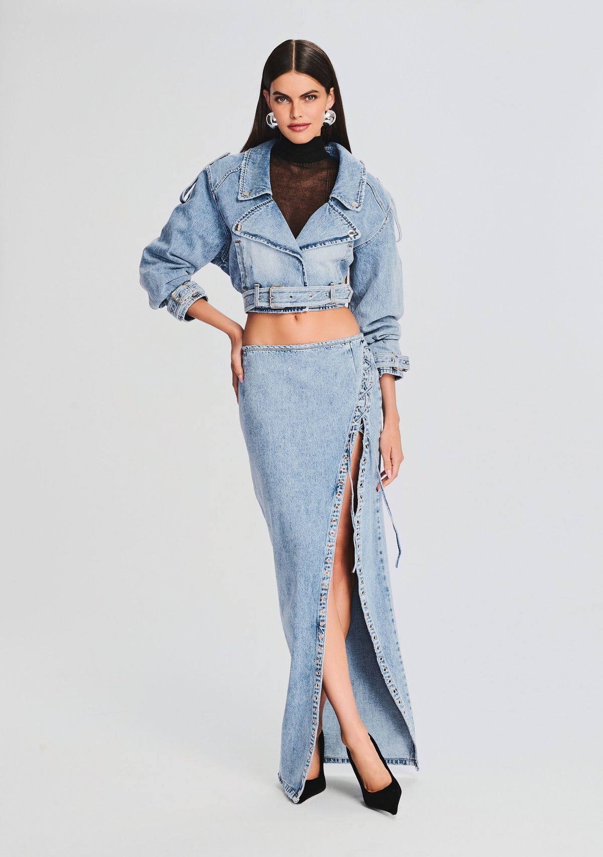 Joslyn Denim Jacket by retrofête in Alani, product image 5