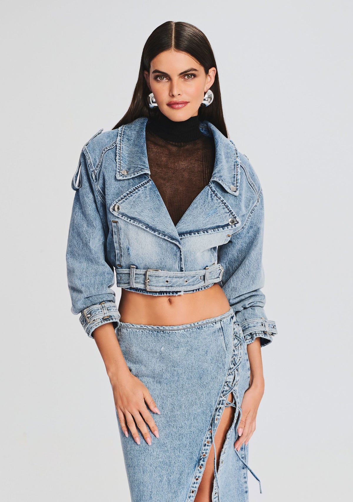 Joslyn Denim Jacket by retrofête in Alani, product image 1