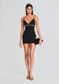 Polly Dress by retrofête in Black/Silver, product image 1