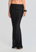 Cecilia Silk Skirt by retrofête in Black, product image 1