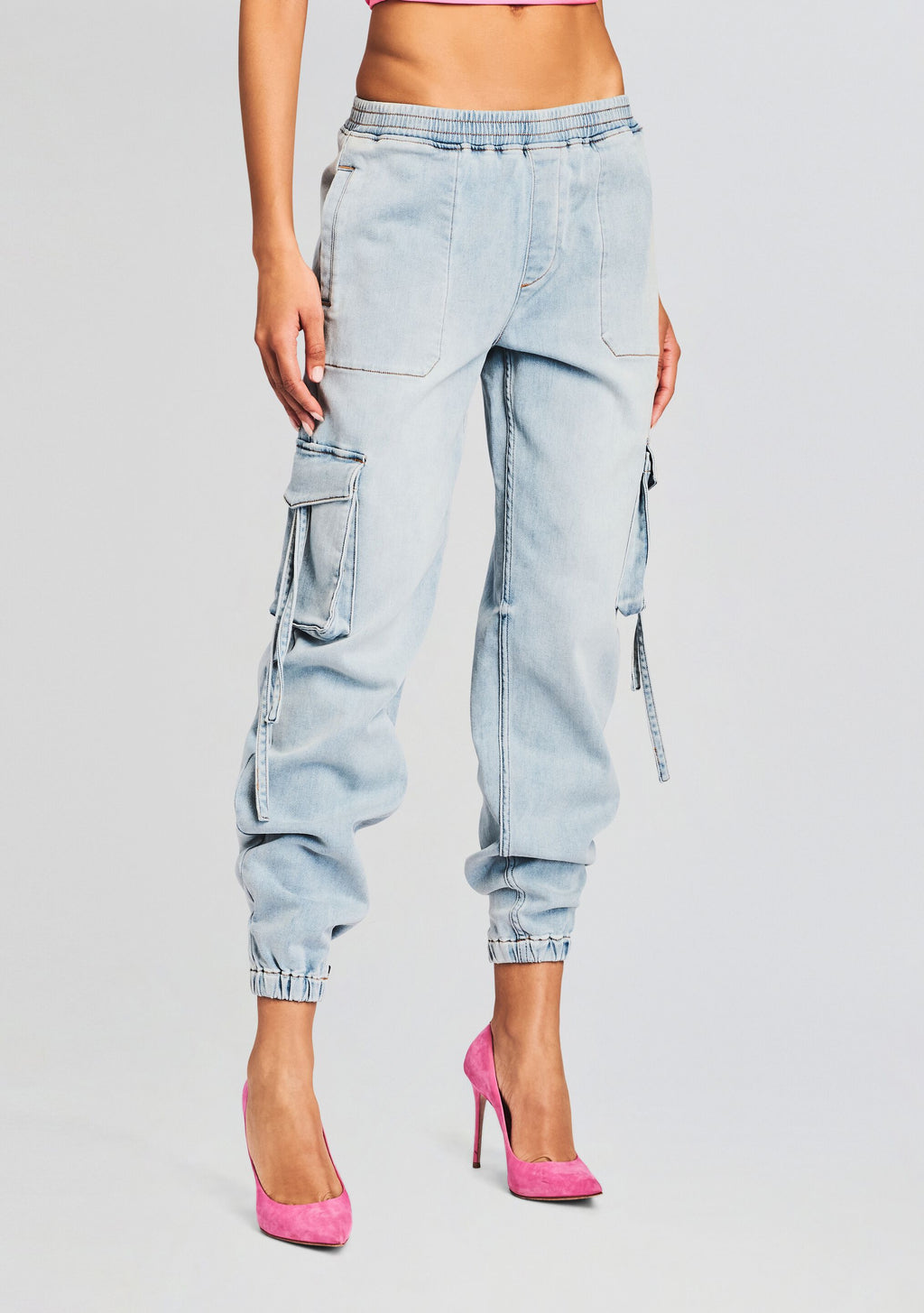Amber Cargo Jogger by SEROYA in Coastline Terry, product image 1