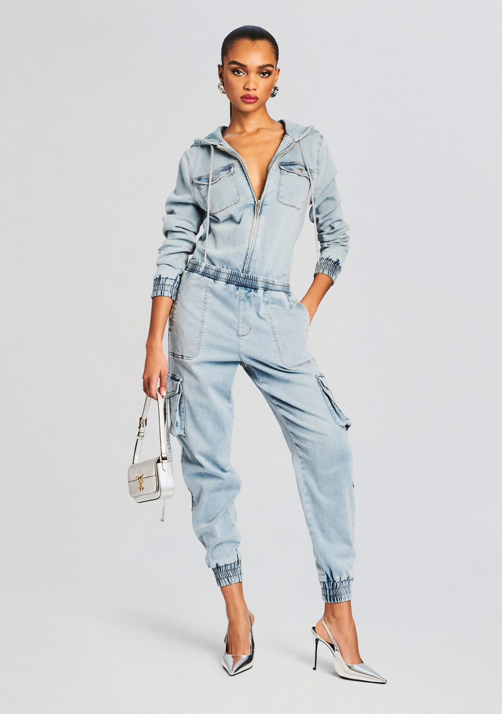 Annina Jumpsuit by SEROYA in Coastline Terry, product image 5