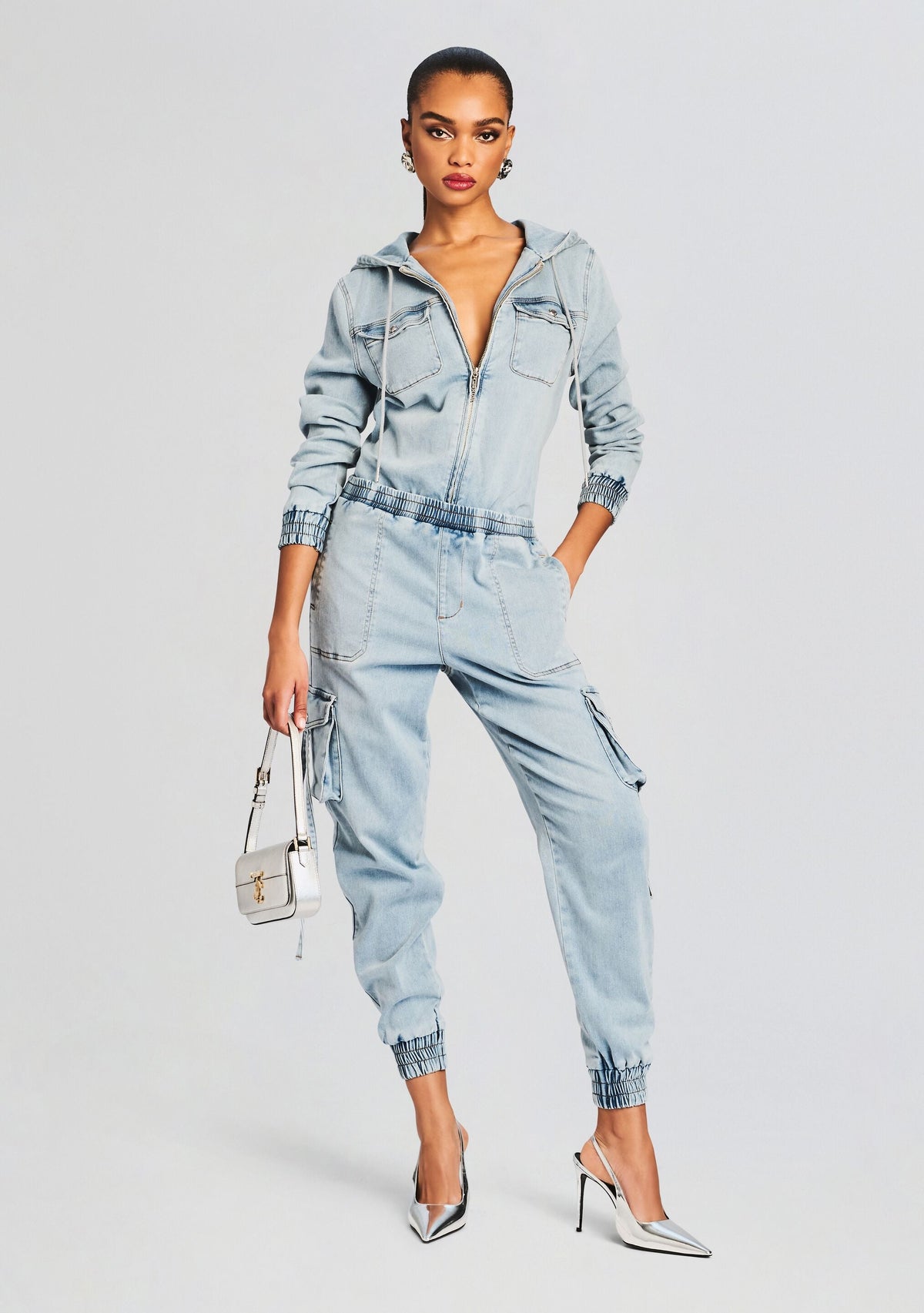 Annina Jumpsuit by SEROYA in Coastline Terry, product image 5