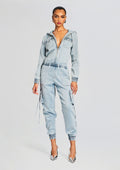 Annina Jumpsuit by SEROYA in Coastline Terry, product image 1