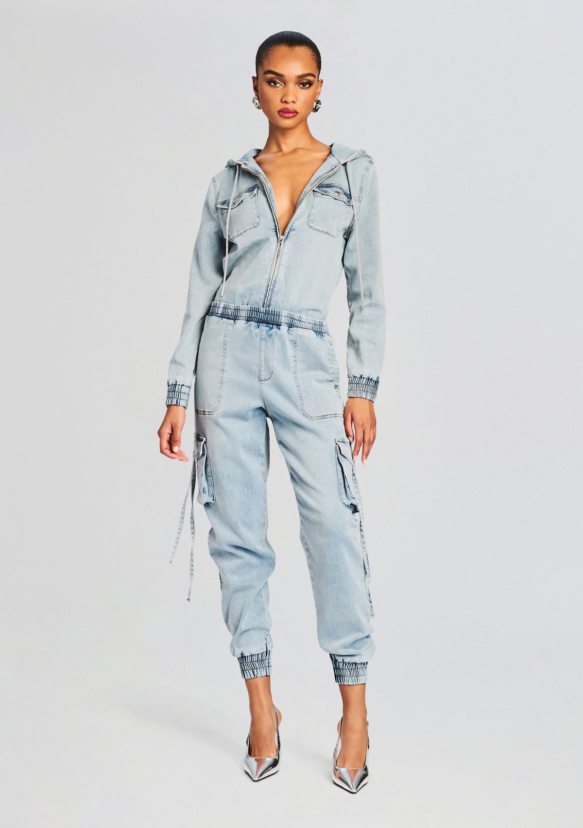 Annina Jumpsuit by SEROYA in Coastline Terry, product image 1