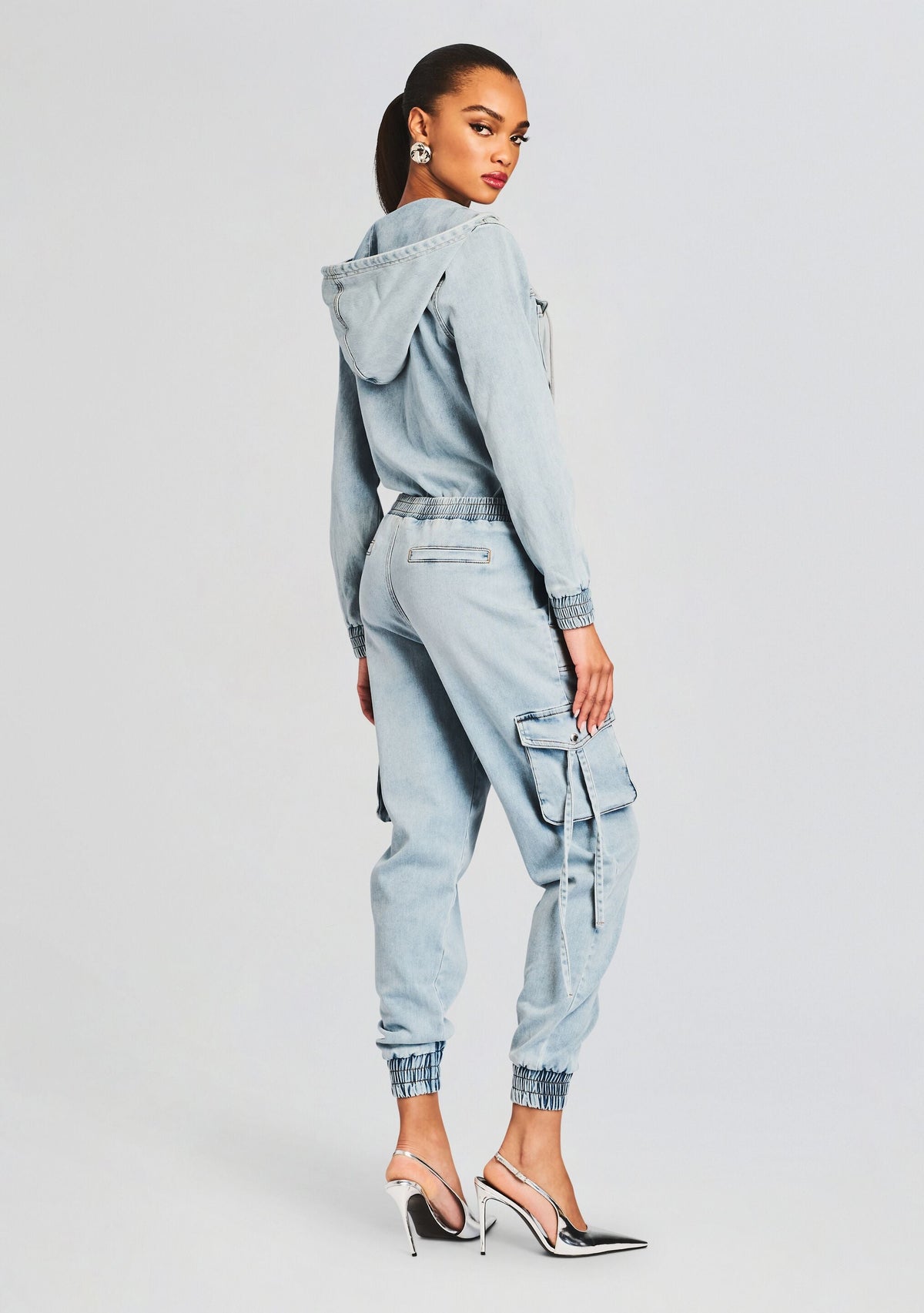 Annina Jumpsuit by SEROYA in Coastline Terry, product image 4