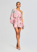 April Mini Dress by Hemant & Nandita in Pink Floral, product image 1