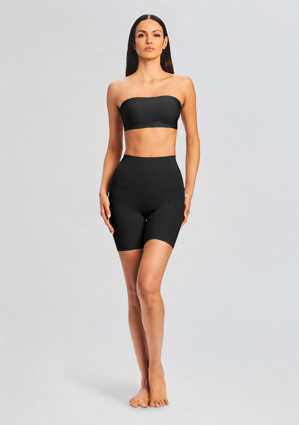 Butter Soft-Support Strapless Bandeau by Commando in Black, product image 2