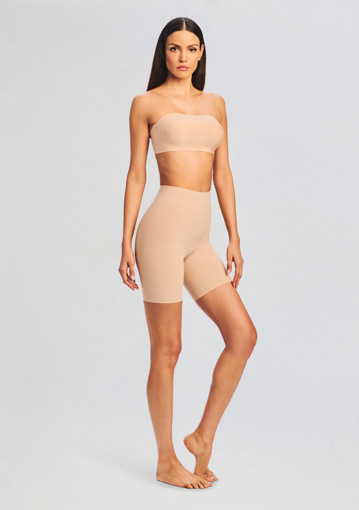 Butter Soft-Support Strapless Bandeau by Commando in Beige, product image 4