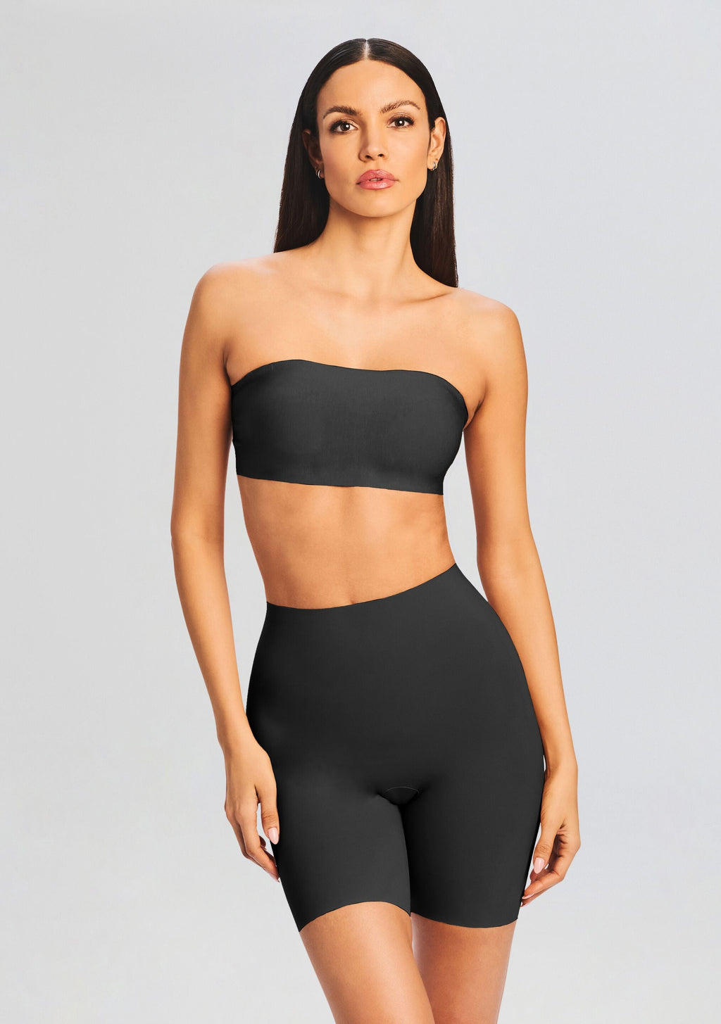 Butter Soft-Support Strapless Bandeau by Commando in Black, product image 1