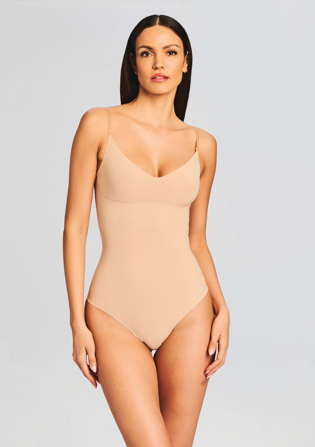 Classic Control Bodysuit by Commando in Beige, product image 1